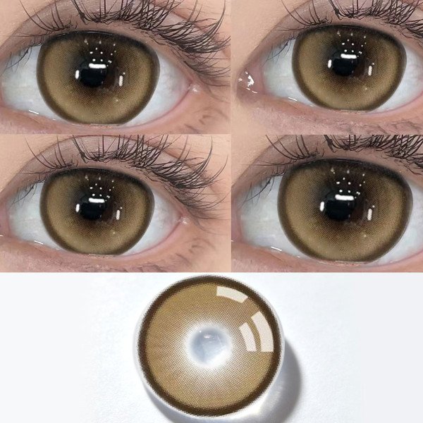 The contact lens 3D Little Devil is equipped with cat shaped contact lenses, detachable tweezers, portable outdoor daily accessories, holiday gifts, Christmas role-playing special items